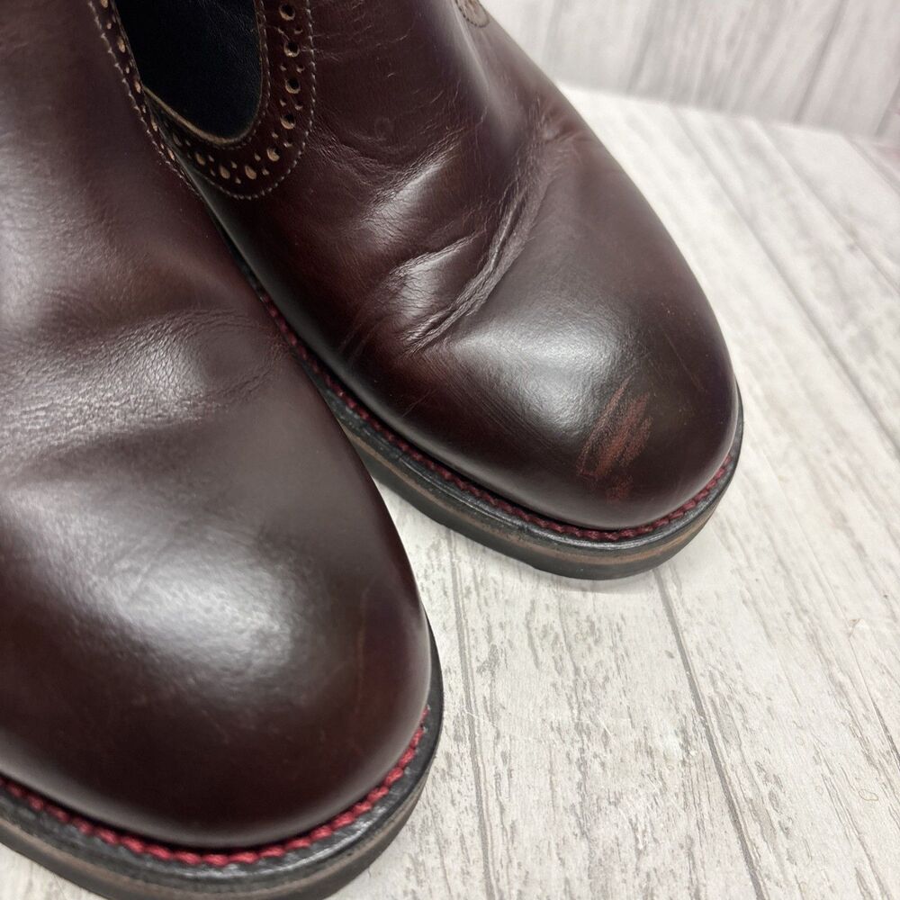 Size 38 Genderfree Nik Kacy The Brogue Chelsea Boots EUC - Picture 9 of 10